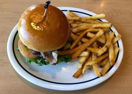 The classic with bacon, one of the new burgers at IHOb.
