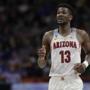 Arizona's forward Deandre Ayton during the first half of a first-round game against Buffalo in the NCAA men's college basketball tournament Thursday, March 15, 2018, in Boise, Idaho. (AP Photo/