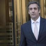 FILE - In this April 26, 2018 file photo, Michael Cohen, President Donald Trump's personal attorney, leaves federal court in New York. Cohen wants a federal judge to stop the lawyer for porn actress Stormy Daniels from speaking to reporters. An attorney for Cohen filed court papers Thursday night, June 14, 2018, alleging Daniels' lawyer Michael Avenatti is tainting the case. (AP Photo/Mary Altaffer, File)