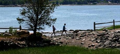 At World?s End, a peninsula in Hingham 15 miles south of Boston, wooded trails mingle with a beautiful harbor view.
