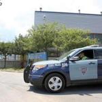 A state trooper drove out from Emergency Response Station 10 in a Charlestown industrial park. 