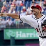 Nationals starting pitcher Max Scherzer allowed more than two runs for only the second time this season.