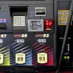 Gas prices were seen at a pump in North Carolina. 