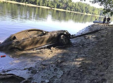 Police recovered a Mercedes Benz from the Connecticut River this weekend that may have been there for 3 months ? after the driver allegedly 