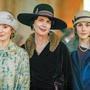 From left, Laura Carmichael, Elizabeth McGovern, and Michelle Dockery of ?Downton Abbey.?  