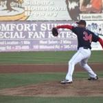 Salem Red Sox pitcher Bryan Mata is shown in an undated handout photo. (Credit: Christina Carrillo/Salem Red Sox)