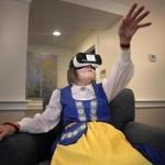 Anna Lisa Gotchlich, who lives with dementia, used virtual reality to take a virtual trip to her childhood hometown in Sweden.