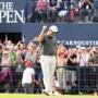 CARNOUSTIE, SCOTLAND - JULY 22: Francesco Molinari of Italy celebrates a birdie on the 18th hole during the final round of the 147th Open Championship at Carnoustie Golf Club on July 22, 2018 in Carnoustie, Scotland. (Photo by Harry How/Getty Images)
