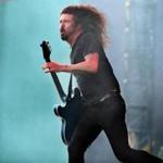 Dave Grohl performs with Foo Fighters at Fenway Park Saturday night.