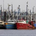 Fishing boats docked at the state pier site taken during a tour of undeveloped areas in New Bedford, MA, Thursday, June 26, 2008. (Globe Photo/Stew Milne)