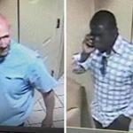 Police on Tuesday released surveillance images of the two suspects.