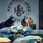 Saxophonist Charles Lloyd and his band performed on a rainy Saturday at the Newport Jazz Festival.