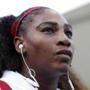 Serena Williams, of the United States, waits to walk onto the court before the match against Johanna Konta, from Britain, during the Mubadala Silicon Valley Classic tennis tournament in San Jose, Calif., Tuesday, July 31, 2018. Williams lost 6-1, 6-0. (AP Photo/Tony Avelar)