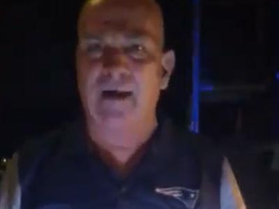An image from a video posted online Aug. 3 purportedly shows Paul Sheehan of Dorchester going on a racist rant.
