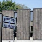 The exterior of the Braintree Police Department.