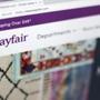 FILE - This Tuesday, April 17, 2018 file photo shows the Wayfair website on a computer in New York. The company said it its first brick-and-mortar location will open by early 2019 in Florence, Ky., a suburb about 12 miles from Cincinnati. A Wayfair spokeswoman says the 20,000-square-foot outlet store will sell items that have been returned but are in good condition. (AP Photo/Jenny Kane)