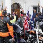 The tweet followed President Trump?s meeting on Saturday with about 180 bikers who are part of a ??Bikers for Trump?? group.