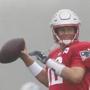 Foxborough, MA--8/13/2018-- Patriots quarterback Tom Brady passes during Patriots Practice. (Jessica Rinaldi/Globe Staff) Topic: Patriots Reporter: 