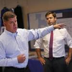 Boston Mayor Marty Walsh spoke in Delaware, Ohio, on July 19 as Danny O?Connor, a candidate in a special election, listened.