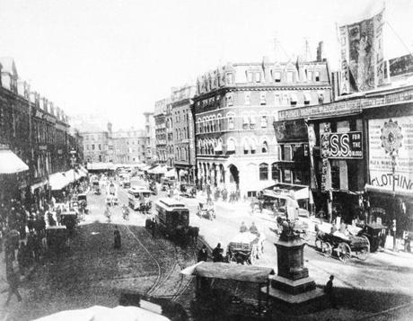 Late 1800s-Early 1900s / Boston Globe Photo Files / Scollay Square
