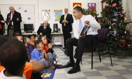 Then-president Barack Obama read 