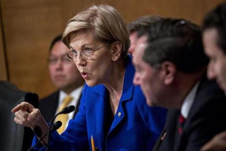 US Senator Elizabeth Warren did not offer an endorsement in the secretary of state race.
