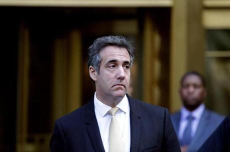 NEW YORK, NY - AUGUST 21: Michael Cohen, former lawyer to U.S. President Donald Trump, exits the Federal Courthouse on August 21, 2018 in New York City. Cohen reached an agreement with prosecutors, pleading guilty to charges involving bank fraud, tax fraud and campaign finance violations.(Photo by Yana Paskova/Getty Images)
