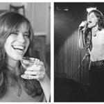 IN THIS TWO PHOTO COMBO, with Carly Simon, left, and Mick Jagger at right. It is revealed Wednesday Aug. 22, 2018, that a lost Mick Jagger duet with Carly Simon has been found more than 45-years after it was first recorded apparently in 1972, with Jagger and Simon seemingly sitting together at a piano and singing a slow love ballad thought to be named 