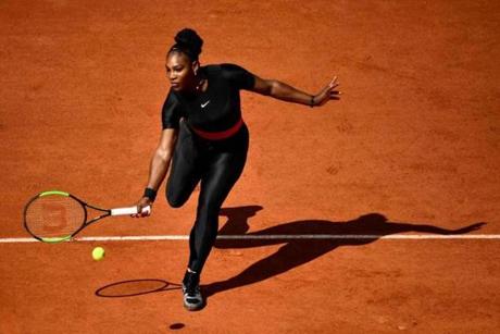 The body-hugging design Serena Williams rocked as she competed in the French Open in May is not going to be allowed at that tournament in the future.
