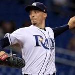 ST PETERSBURG, FL - AUGUST 21: Blake Snell #4 of the Tampa Bay Rays pitches during a game against the Kansas City Royals at Tropicana Field on August 21, 2018 in St Petersburg, Florida. (Photo by Mike Ehrmann/Getty Images)