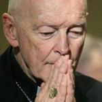 A former top Vatican diplomat says accusations of sexual abuse against former Washington, D.C., archbishop Theodore McCarrick (above) were covered up by Pope Francis.