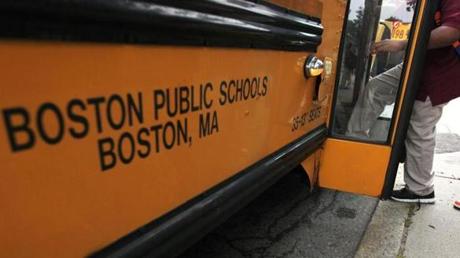 The Boston school system tried to fill bus routes for a dozen schools that started the year early after an unusual number of bus drivers were absent.
