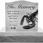 The Maine Department of Transportation on Thursday denied a request from PETA to erect a memorial to the thousands of live lobsters that spilled onto Route 1 when a truck crashed Aug. 22, 2018.
