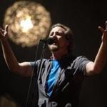 Eddie Vedder performing with Pearl Jam at Fenway Park on Sept. 2.