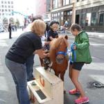 Pony rides are a big feature of the annual South Street Diner Block Party.
