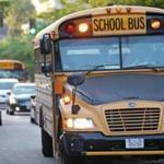 BOSTON, MA - 9/06/2018: A bus on Geneva Ave in the morning for Back To School for City of Boston students.... (David L Ryan/Globe Staff ) SECTION: METRO TOPIC 07bps