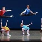 Dancers during a dress rehearsal of the Boston Ballet production of ?Genius at Play? at the Opera House. 