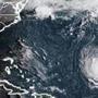This NOAA/RAMMB satellite image taken at 11:45 UTC on September 10, 2018, shows Hurricane Florence off the US east coast in the Atantic Ocean. - Hurricane Florence is expected to become a dangerous 