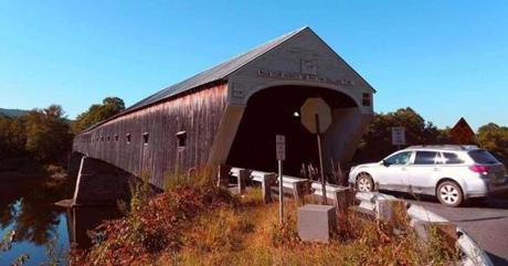 The Cornish-Windsor covered bridge near Hanover, New Hampshire, is the longest in New England.
