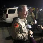 Kern County Sheriff Donny Youngblood updated the media after the shooting.  