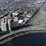 The state needs to replace the turnpike viaduct in Allston and seeks to straighten the highway near former train yards. 