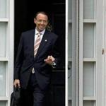 Deputy Attorney General Rod Rosenstein leaves his home on Thursday, Sept. 27, 2018 in Bethesda, Md. President Donald Trump's meeting with the deputy attorney general may or may not happen Thursday as originally planned, but Trump says he'd prefer not to fire Rosenstein regardless. (AP Photo/Jose Luis Magana)