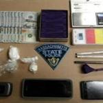 Contraband seized during the Greenfield traffic stop. 