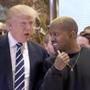Singer Kanye West and President-elect Donald Trump speak with the press after their meetings at Trump Tower December 13, 2016 in New York. / AFP PHOTO / TIMOTHY A. CLARYTIMOTHY A. CLARY/AFP/Getty Images