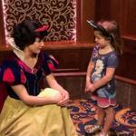 A much-anticipated encounter with Snow White at Disneyland.