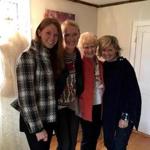From left, sisters Reilly Carey and Katie Nivard, their grandmother Mary Ann Keyes, and mom Kelly Carey. The younger women have drifted away from the church their grandmother still loves.