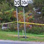 A limousine landed in the woods following a fatal crash in Schoharie, N.Y.