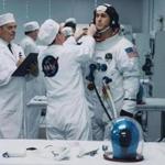 Ryan Gosling plays astronaut Neil Armstrong in ?First Man,? which placed third at the movie box office in its opening weekend.
