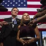 Mitt Romney joined Martha McSally, a GOP Senate candidate, at a rally in Arizona Friday. Congresswoman McSally voted for a bill that would have shrunk Medicaid.