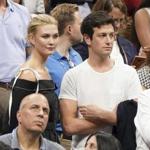FILE - In this Sept. 6, 2018 file photo, Karlie Kloss, top left, and Joshua Kushner attend the semifinals of the U.S. Open tennis tournament at the USTA Billie Jean King National Tennis Center in New York. Supermodel Kloss has married businessman Joshua Kushner who is the younger brother of White House senior adviser Jared Kushner. Kloss posted a photo of her in a wedding dress and Kushner in a tuxedo - both of them beaming - on Instagram and Twitter Thursday night, Oct. 18, 2018. (Photo by Greg Allen/Invision/AP, File)